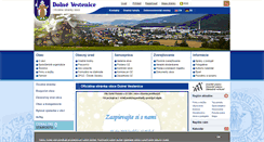 Desktop Screenshot of dolnevestenice.sk